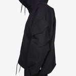 Quilted Short Blouson Jacket Black