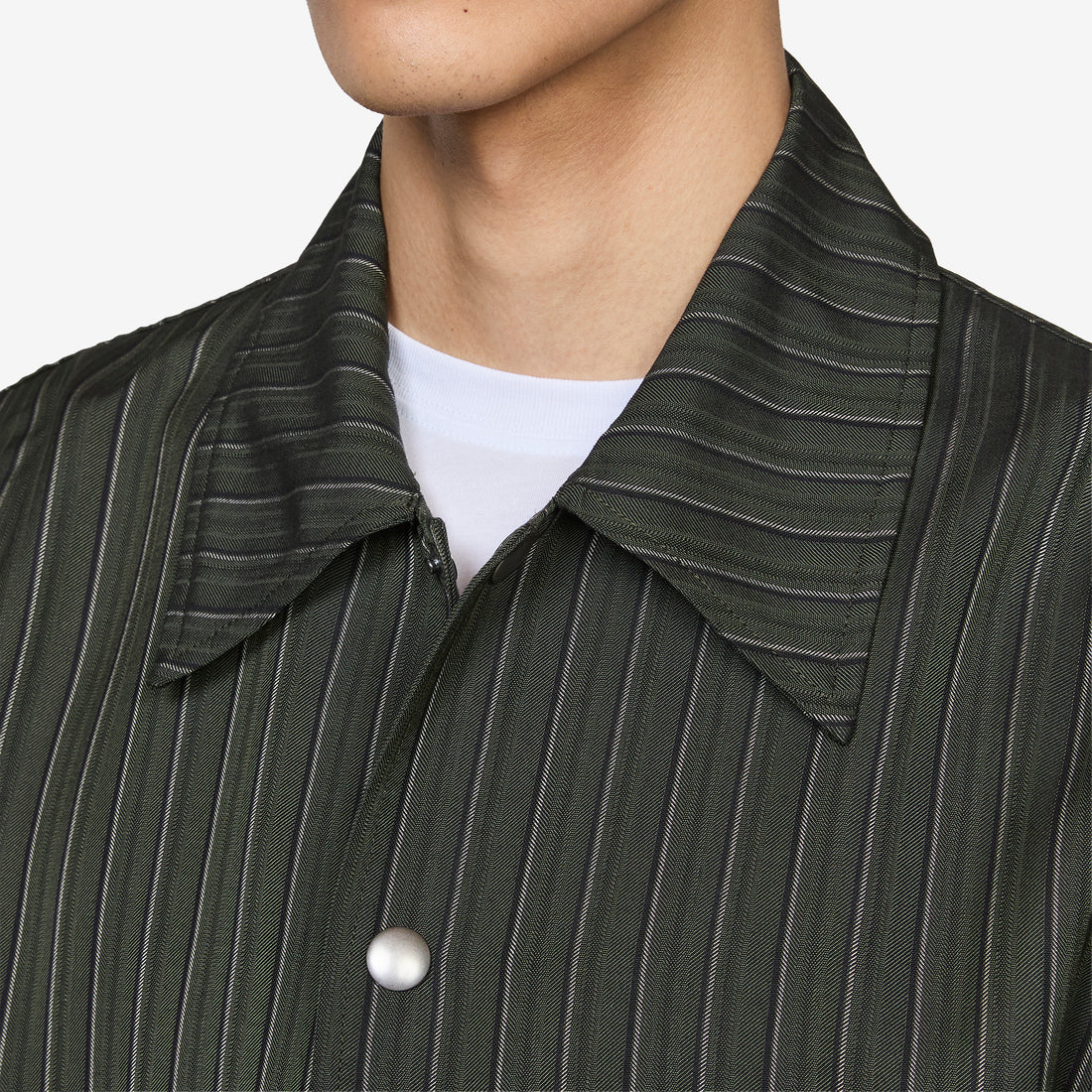 Viscose Shell Jacket Dark Green Jackets