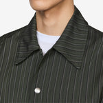 Viscose Shell Jacket Dark Green