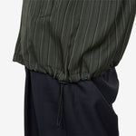 Viscose Shell Jacket Dark Green