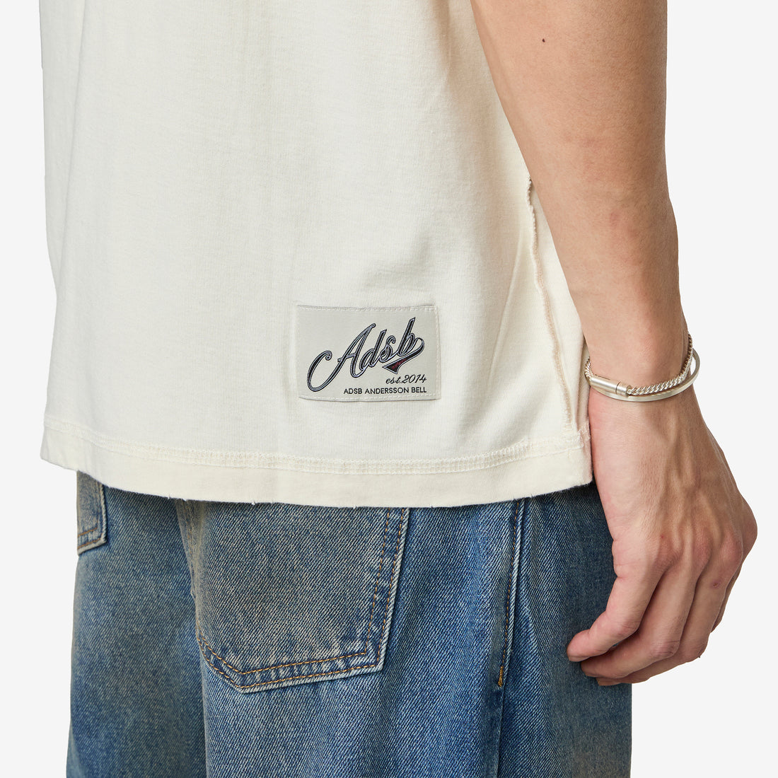 Heart Message T-Shirt Ecru Tees