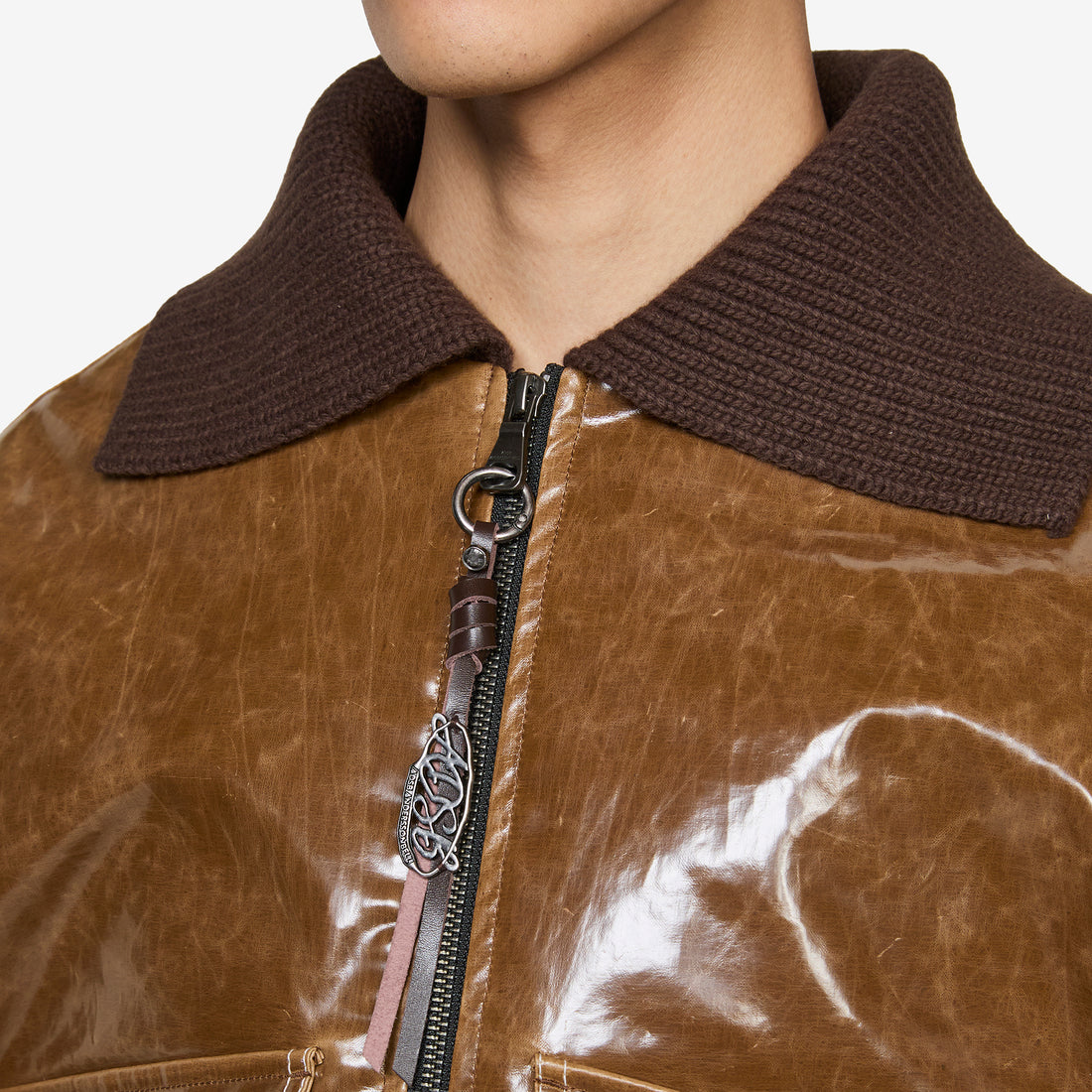 MIKOOS26 Bomber Jacket Brown Jackets