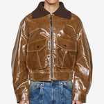 MIKOOS26 Bomber Jacket Brown