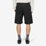 Ponte Shorts Studio Black Micro Canvas
