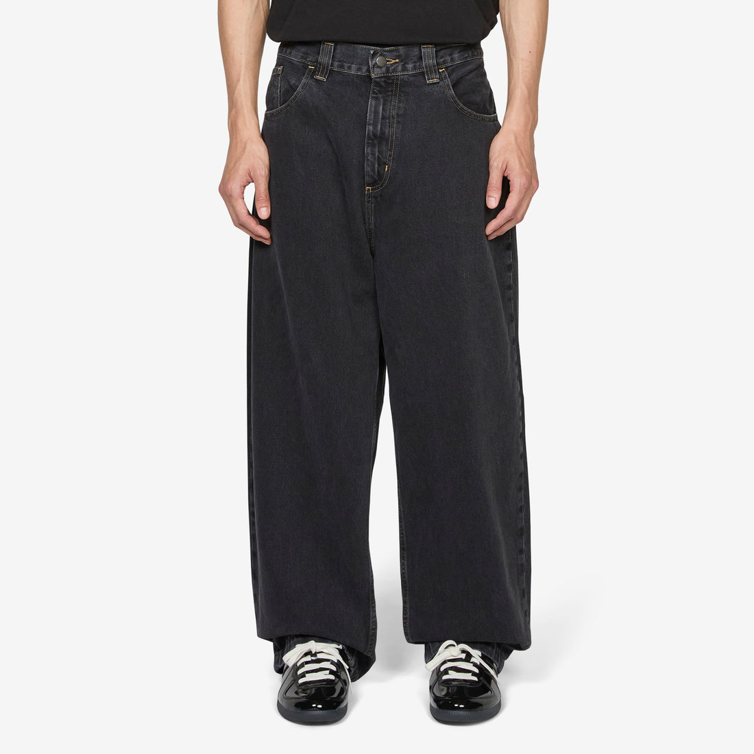 Brandon Pant Black Stone Wash Pants