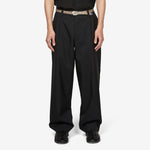 Service Trousers Black Tropical Wool