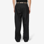 Service Trousers Black Tropical Wool
