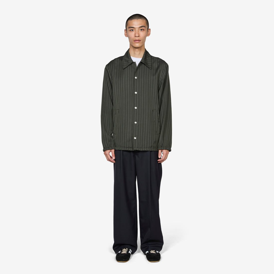 Viscose Shell Jacket Dark Green Jackets