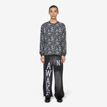 Floral Thermal Black