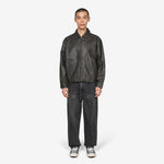 Vintage Washed Baggy Denim Pants Black
