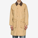 Padding Duck Crushed Long Coat Beige