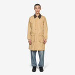 Padding Duck Crushed Long Coat Beige