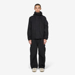 Quilted Short Blouson Jacket Black