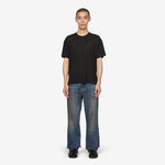 Ornament T-Shirt Black Lace Stripe