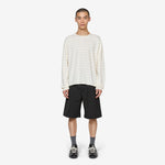 Ponte Shorts Studio Black Micro Canvas