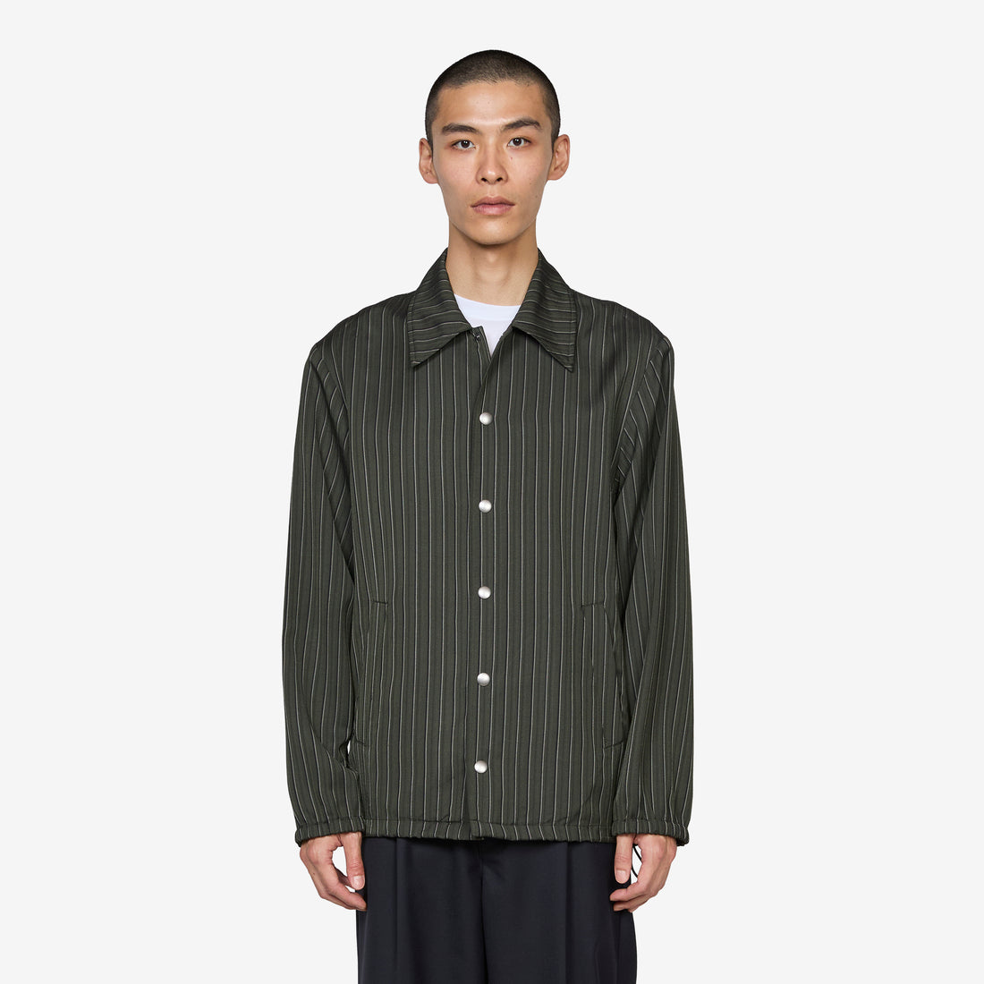 Viscose Shell Jacket Dark Green Jackets
