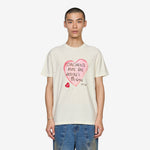 Heart Message T-Shirt Ecru