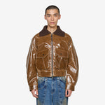 MIKOOS26 Bomber Jacket Brown