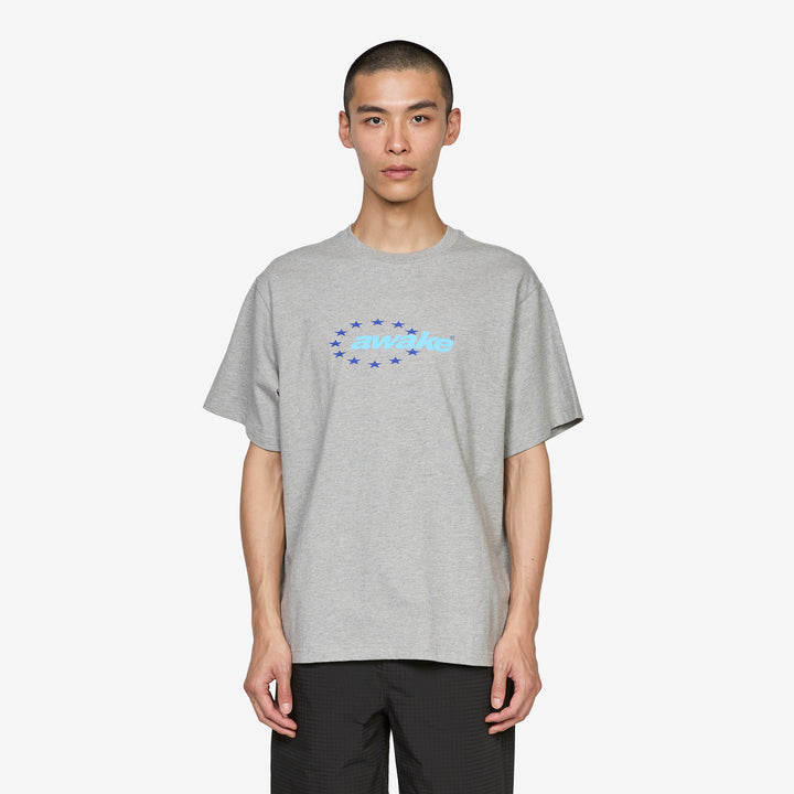 Star Power T-Shirt Heather Grey Front