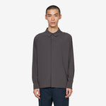 Align Button Up Shirt Charcoal Black