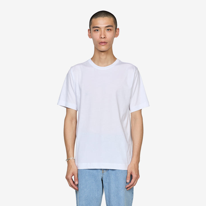 Regular Cotton T-Shirt White Front