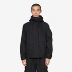 Quilted Short Blouson Jacket Black