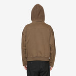 Bomber Zip Hood Brown