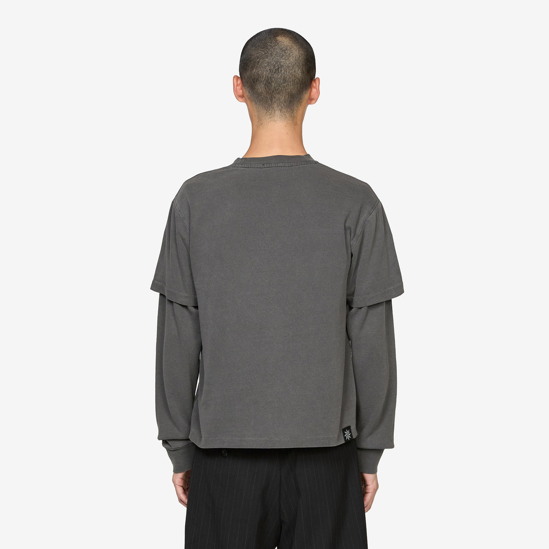 Tide Double T-Shirt Charcoal Tees