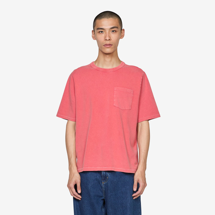 Garment Dye T-Shirt Red Front