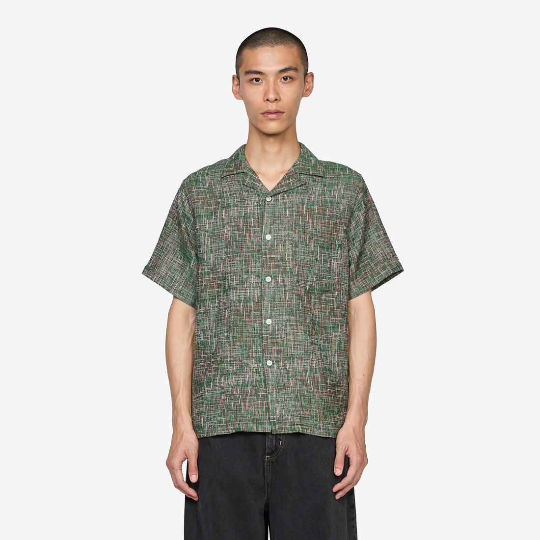 Summer Boucle Shirt Green Shirts