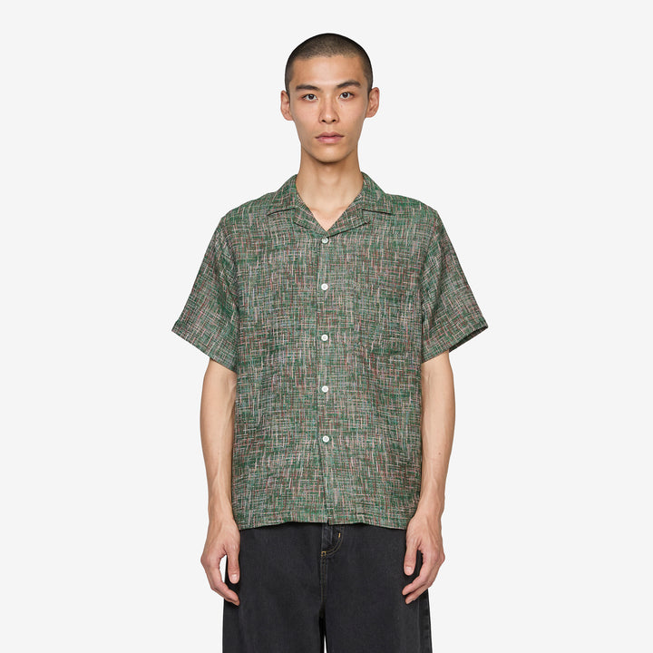 Summer Boucle Shirt Green Front
