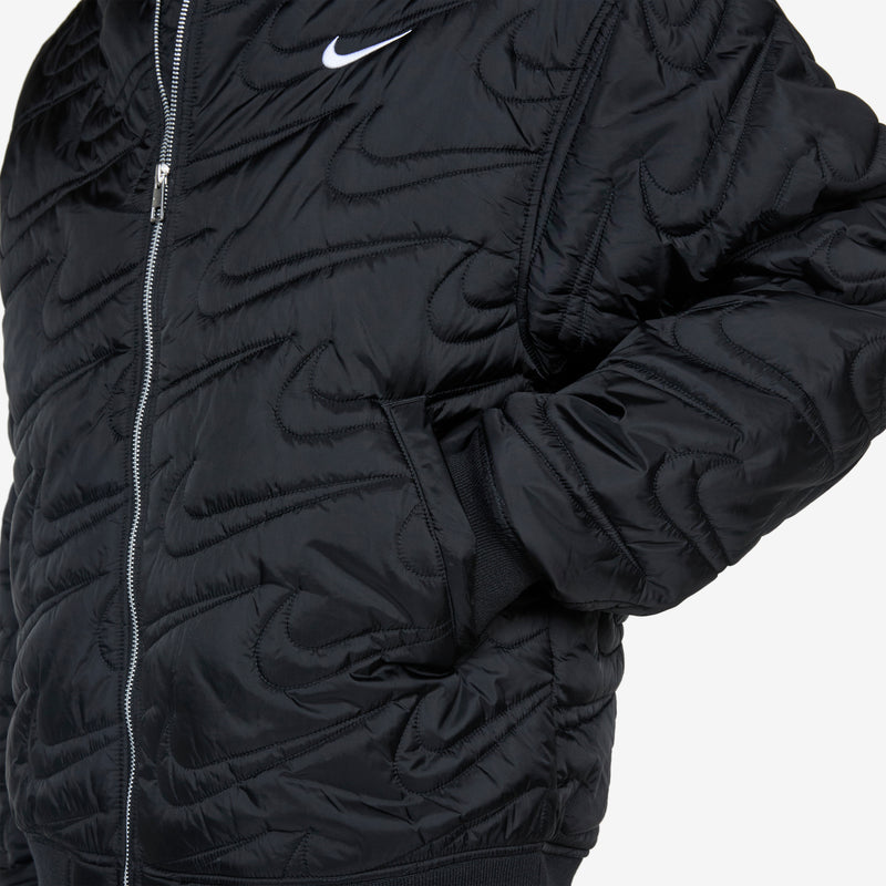 Sportswear Swoosh Quilted Jacket Black | White