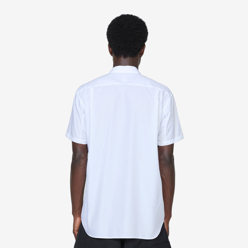 Diamond Patchwork Shirt White | Blue Shirts
