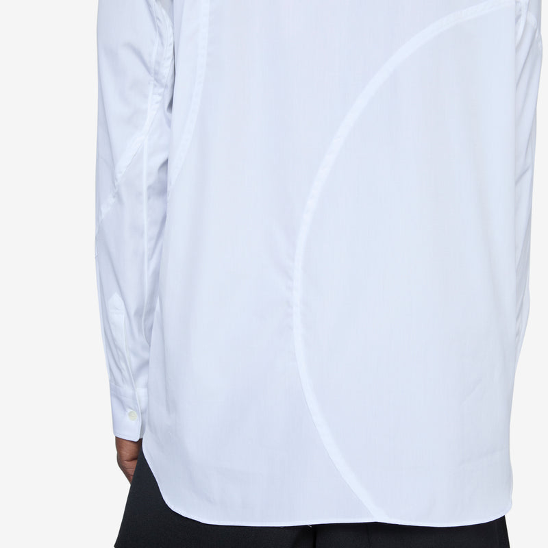 Panelled Shirt White