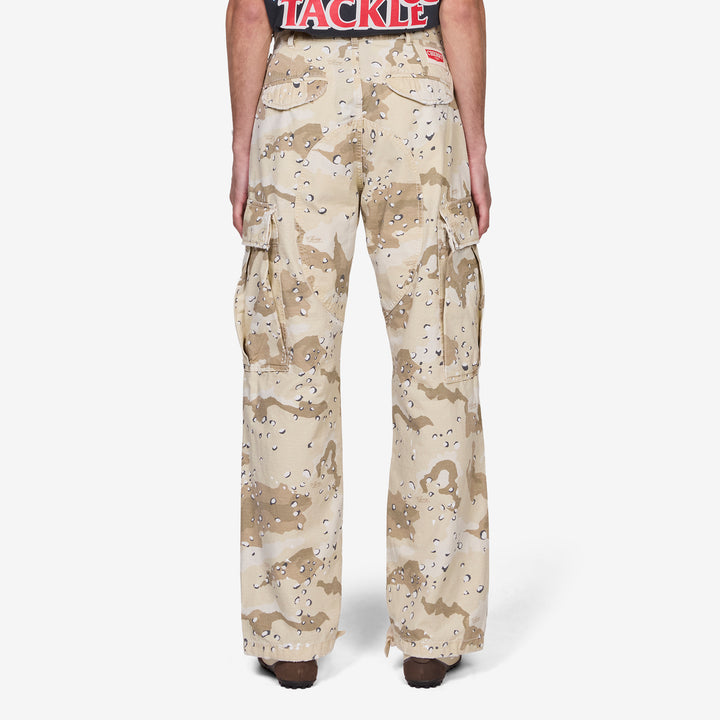 Wide Leg Cargo Pants Desert Storm
