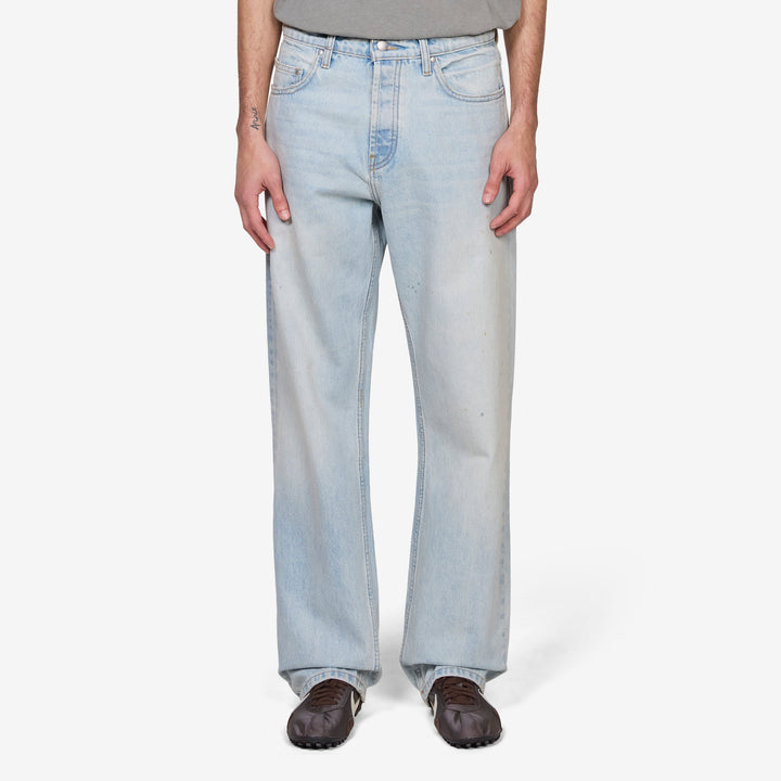 Relaxed 5 Pocket Jeans Light Wash Front