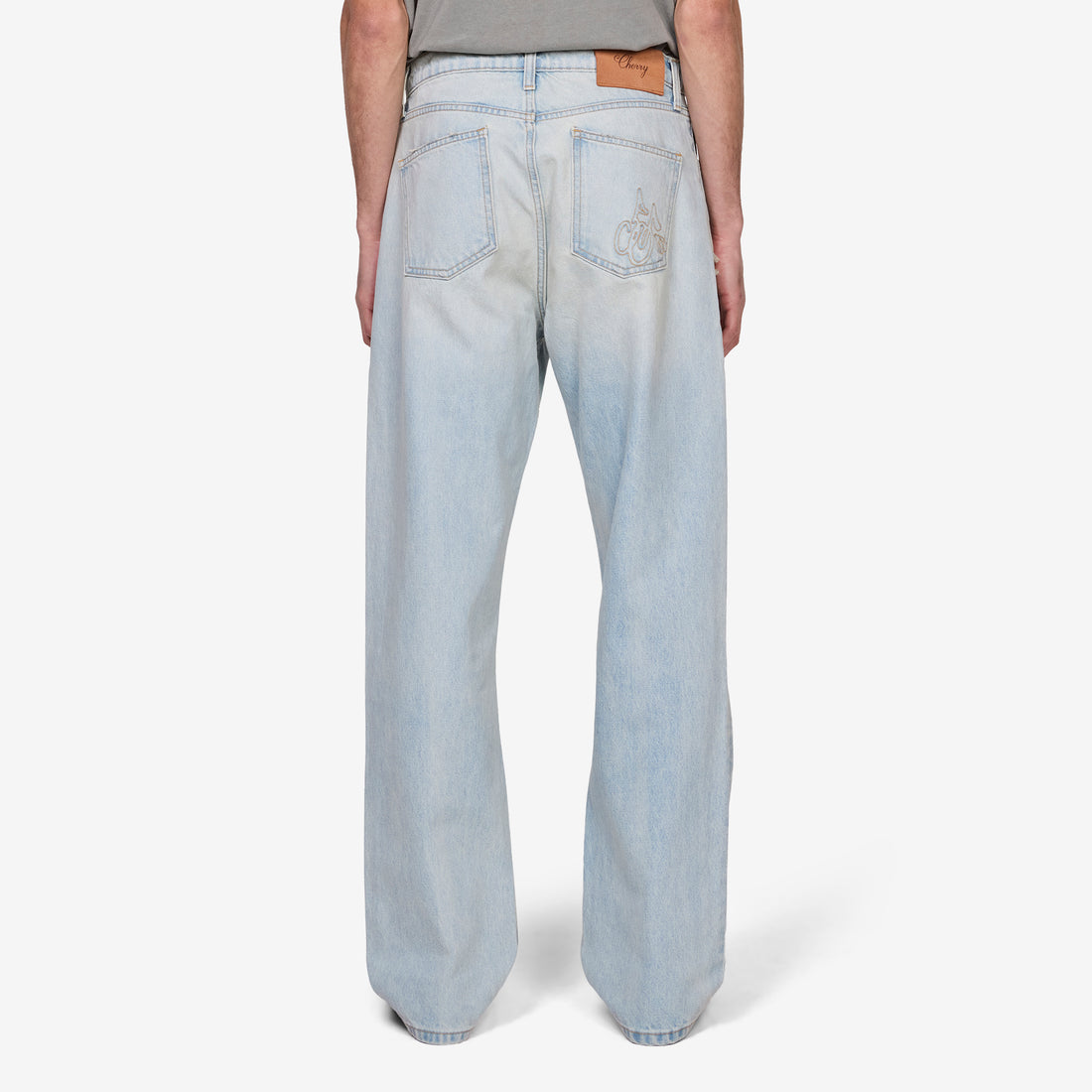 Relaxed 5 Pocket Jeans Light Wash Pants