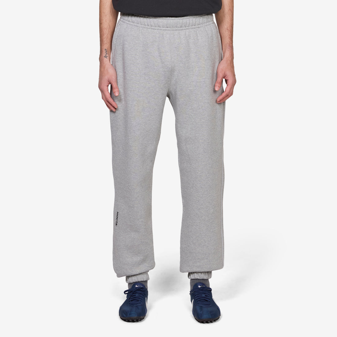 NOCTA Fleece Pant Dark Grey Heather | Matte Silver | Black Pants