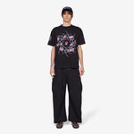 Ripstop Camo Curve Cargo Pants Black