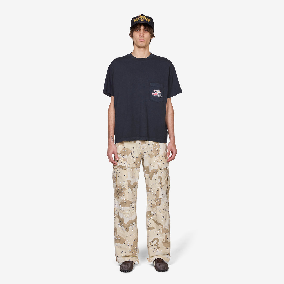 Marlin Boxy Pocket T-Shirt Black Tees