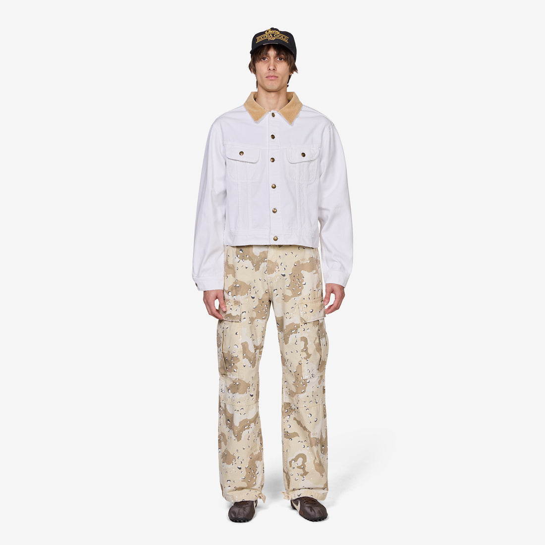 Wide Leg Cargo Pants Desert Storm Pants