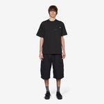 Hidden Logo Pocket Piece Dyed T-Shirt Black