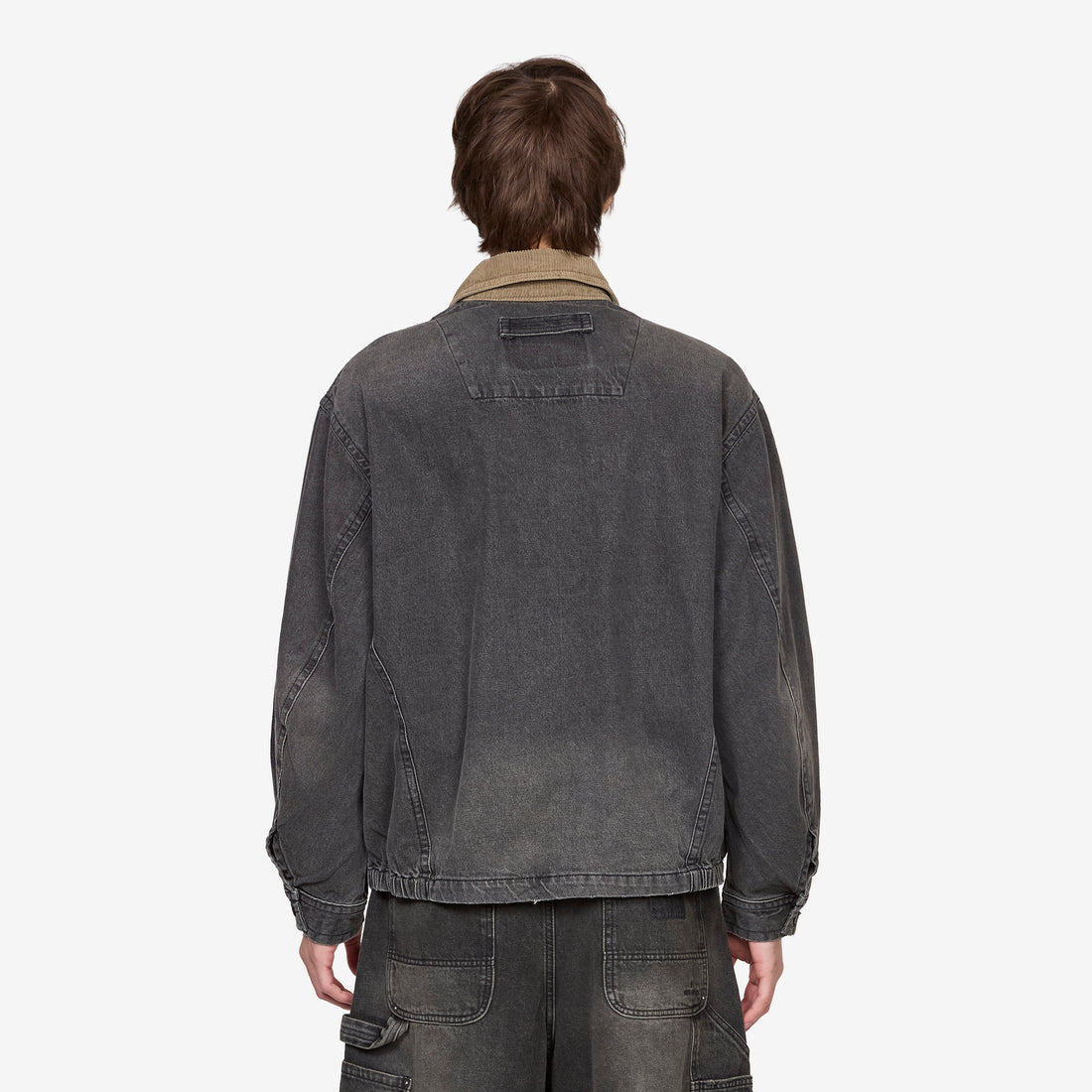 Denim Work Jacket Charcoal Jackets
