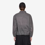 Chino Zip Twill Jacket Charcoal