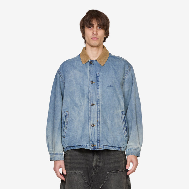 Denim Work Jacket Blue Front