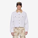 Denim Trucker Jacket Vintage White