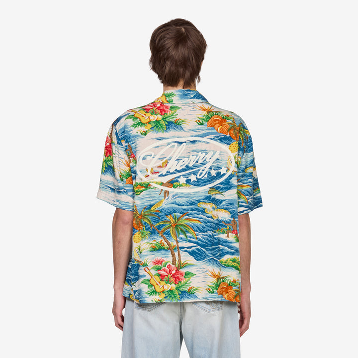 Hawaiian Vacation Shirt Blue