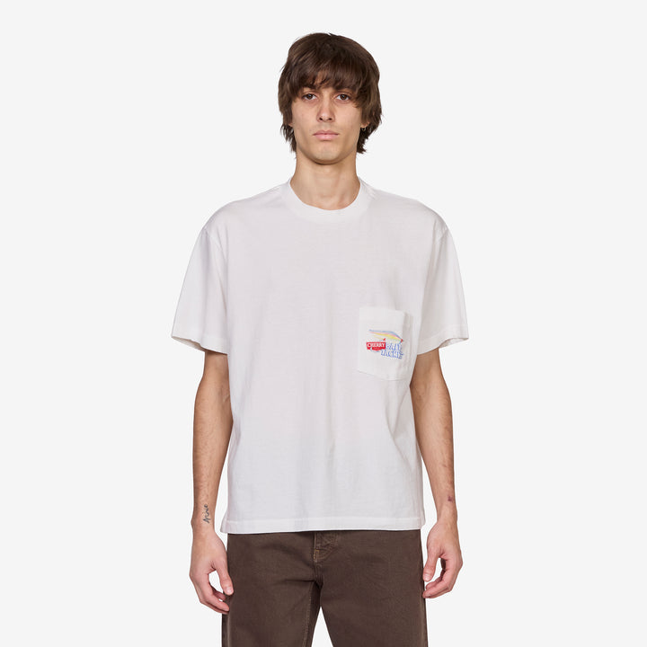 Marlin Boxy Pocket T-Shirt White Front