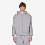 Solo Swoosh Full-Zip Hoodie Dark Grey Heather | Sail