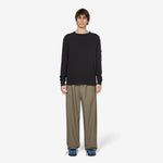 Malfilè Fleece Lens Crewneck Sweatshirt Black